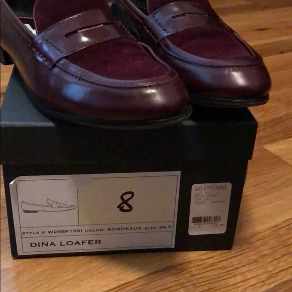 Rag and Bone Dina Loafer in Bordeaux 36.5 - Picture 2 of 8